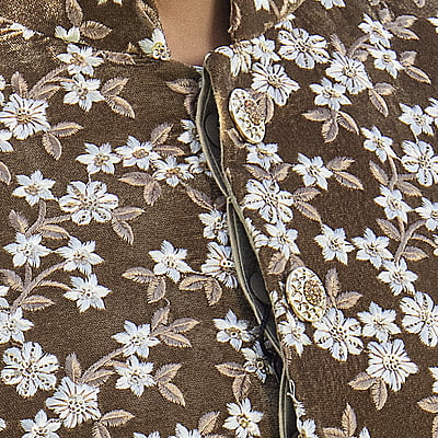 Floral Brown Jodhpuri Floral Brown Jodhpuri