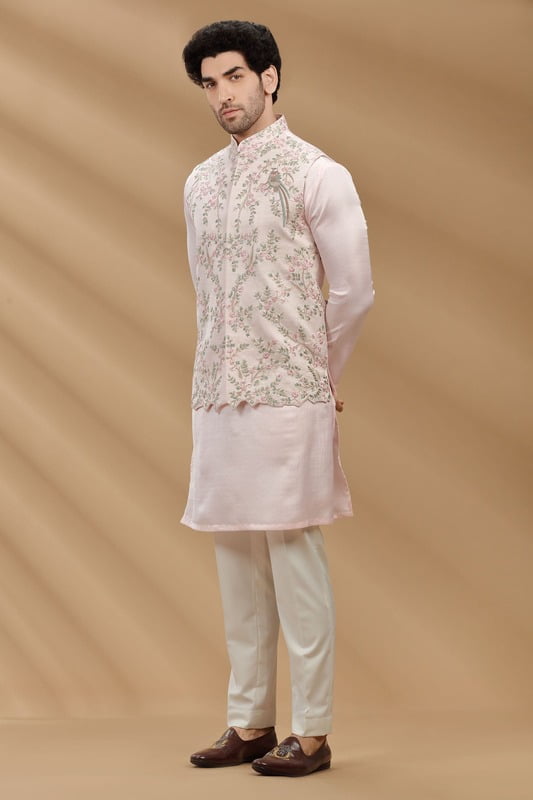 Patterned Baby Pink Patterned Baby Pink