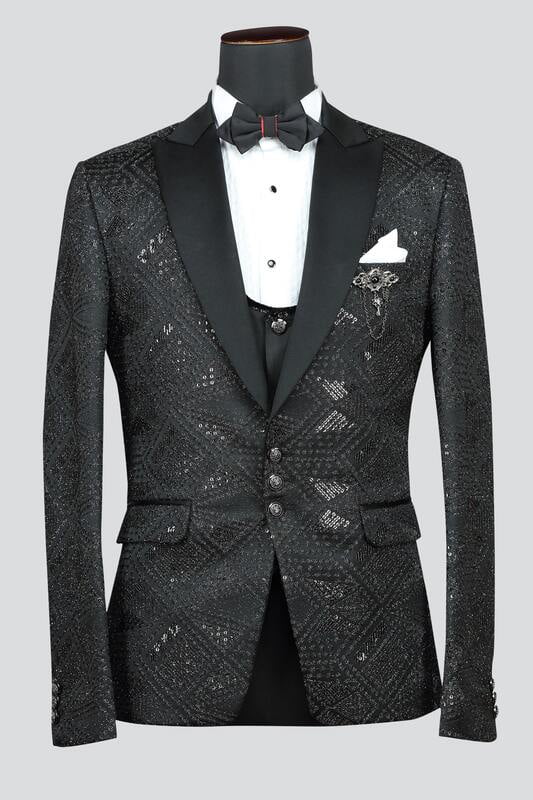Black Tailored Aura Suit Black Tailored Aura Suit
