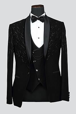 Fine Black Knight Suit