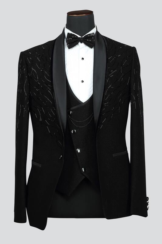 Fine Black Knight Suit Fine Black Knight Suit