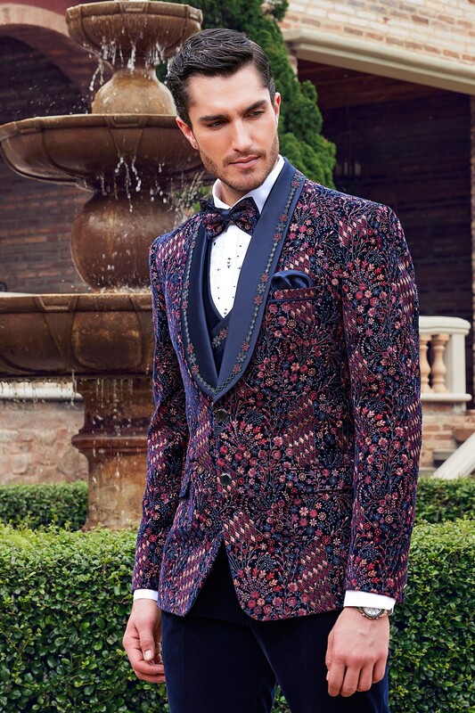 Multi Floral Designer Tuxedo Multi Floral Designer Tuxedo
