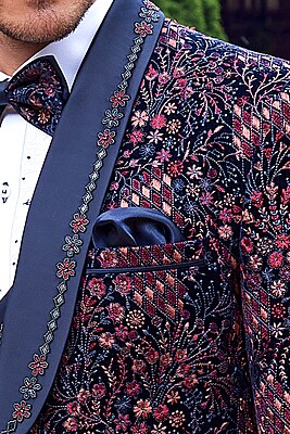 Multi Floral Designer Tuxedo Multi Floral Designer Tuxedo