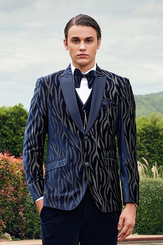 Royal Blue Modern Tuxedo Royal Blue Modern Tuxedo