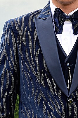 Royal Blue Modern Tuxedo Royal Blue Modern Tuxedo