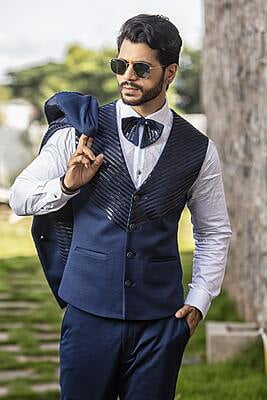Elegant Blue Full Set Designer Suits Elegant Blue Full Set Designer Suits