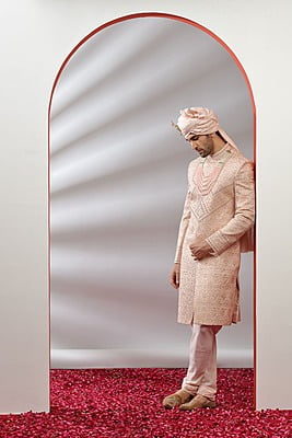 Rich Pinkish Grand Sherwani