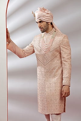 Rich Pinkish Grand Sherwani