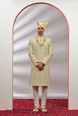 Richy Golden Sherwani