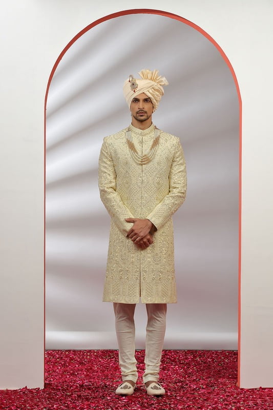 Richy Golden Sherwani