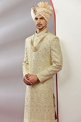 Richy Golden Sherwani