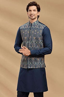 Designer Blue Coat Bandi Designer Blue Coat Bandi