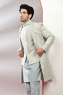 Designer Rich Greenish Indowestern