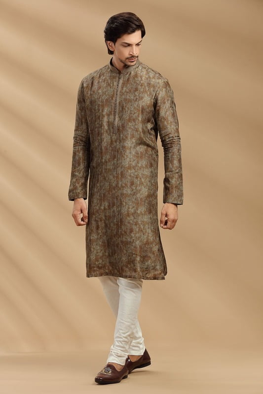 Marvel Brown Kurta 12995