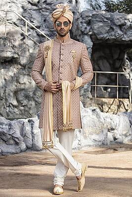 Elegant Look  Full Set Sherwani