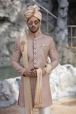 Elegant Look  Full Set Sherwani