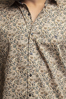 Flowery Minutes Printed shirt